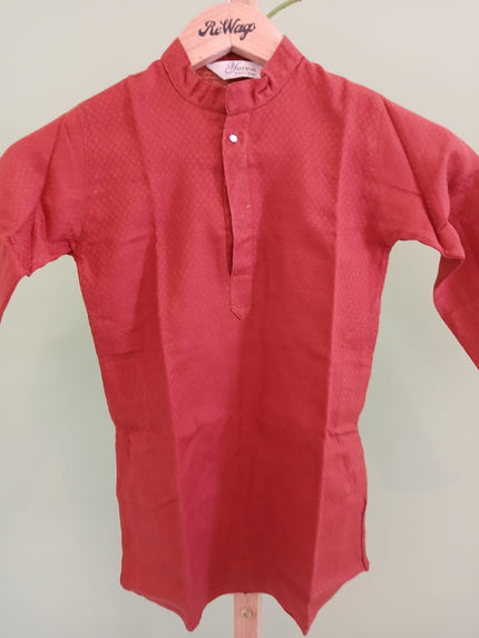 Yucon Ethnic Kids Orange Kurta 10-12yrs