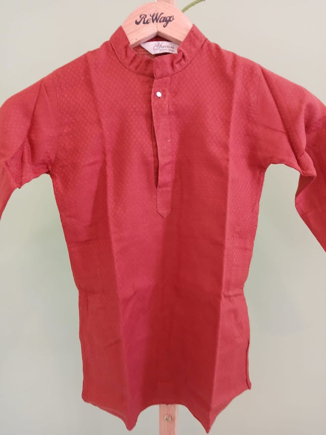 Yucon Ethnic Kids Orange Kurta 10-12yrs