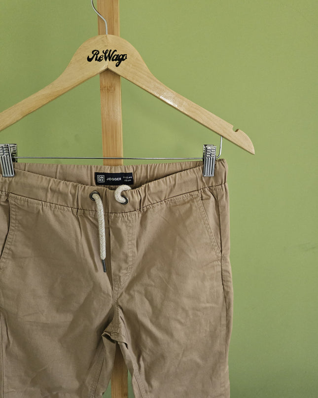 DNMX Beige Mens Joggers 11-12yrs