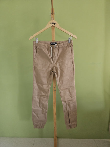 DNMX Beige Mens Joggers 11-12yrs