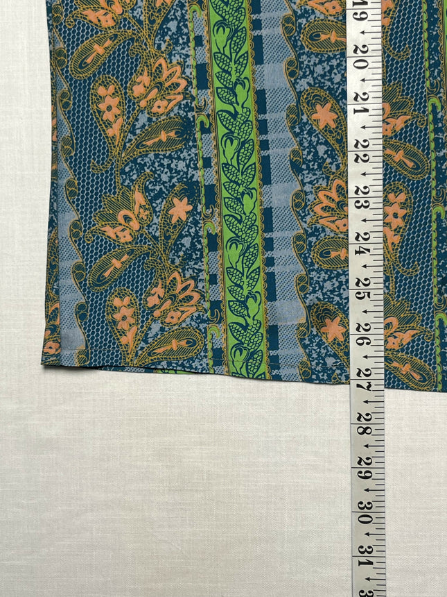 Retro Print Long Sleeve Shirt