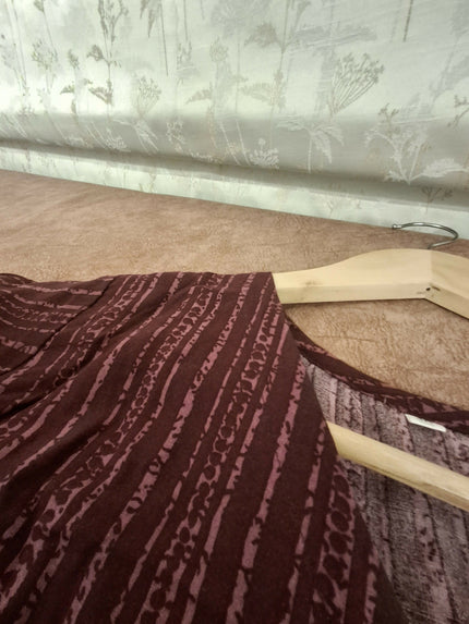 Purple Cotton Blend Kurti