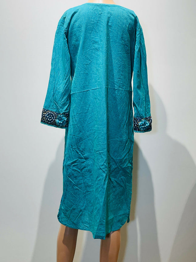 Women's Casual Teal Kurta - L Size