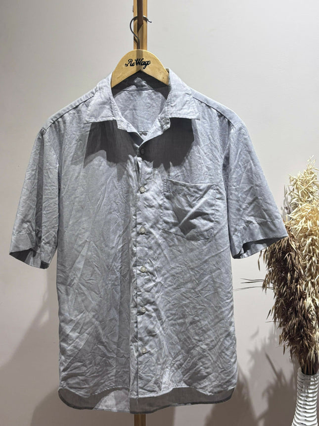 Men's Casual Gray Shirt - XL Size