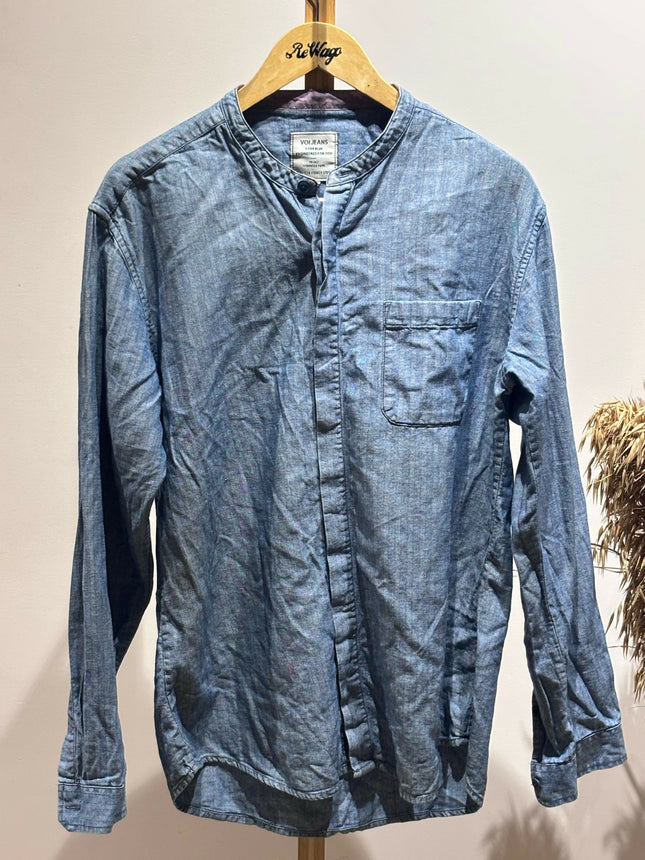 Men's Casual Blue Shirt - XL Size