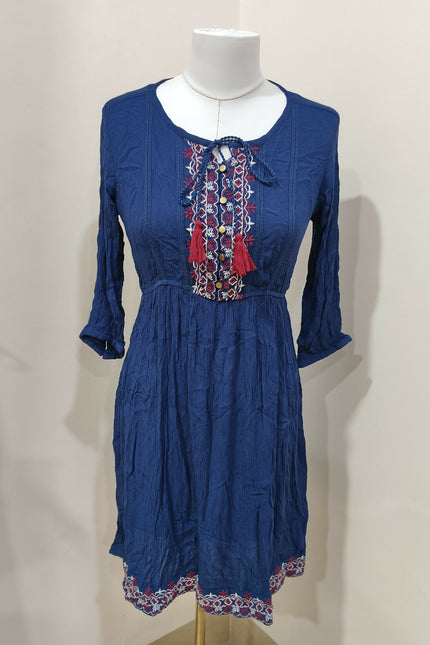 Max Women's Casual Blue Dress Size S/10