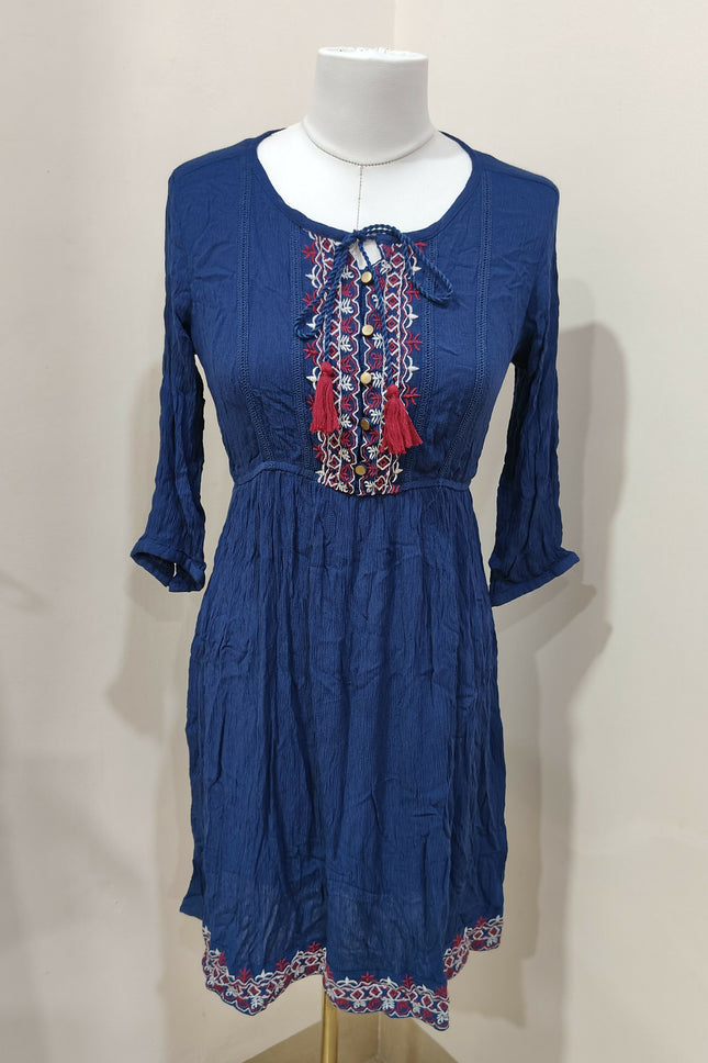 Max Women's Casual Blue Dress Size S/10
