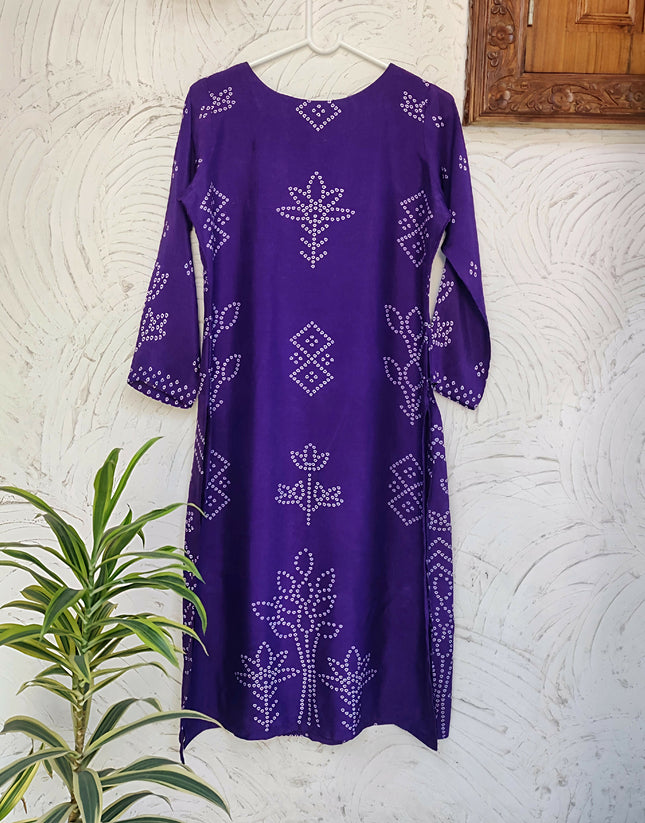 Silk Kurta with Embroidery