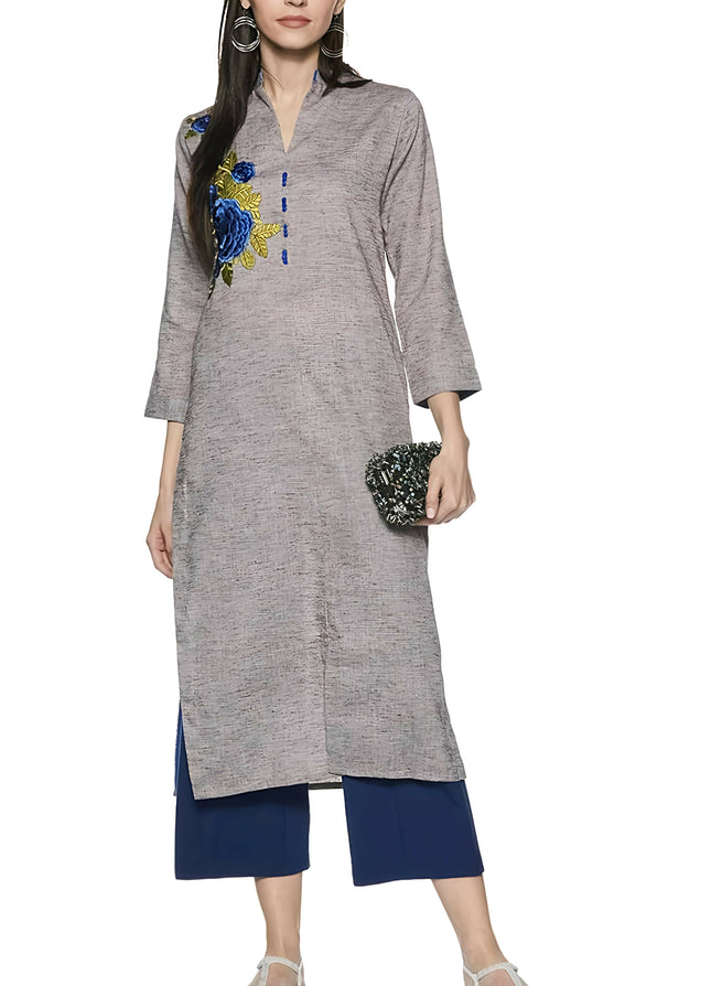 Soch Khadi Look Embroidered Kurta