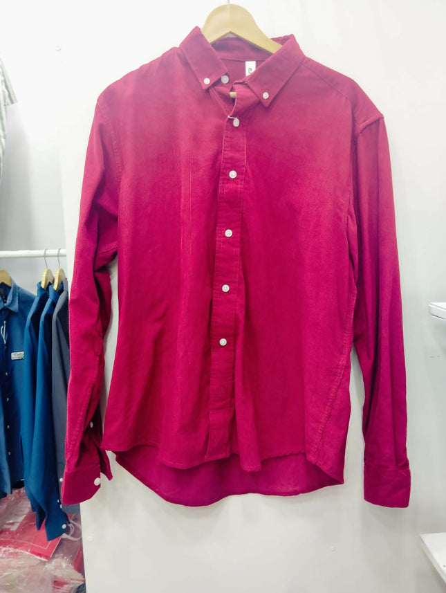 Men's Casual Red Shirt - XL Size [Not used]