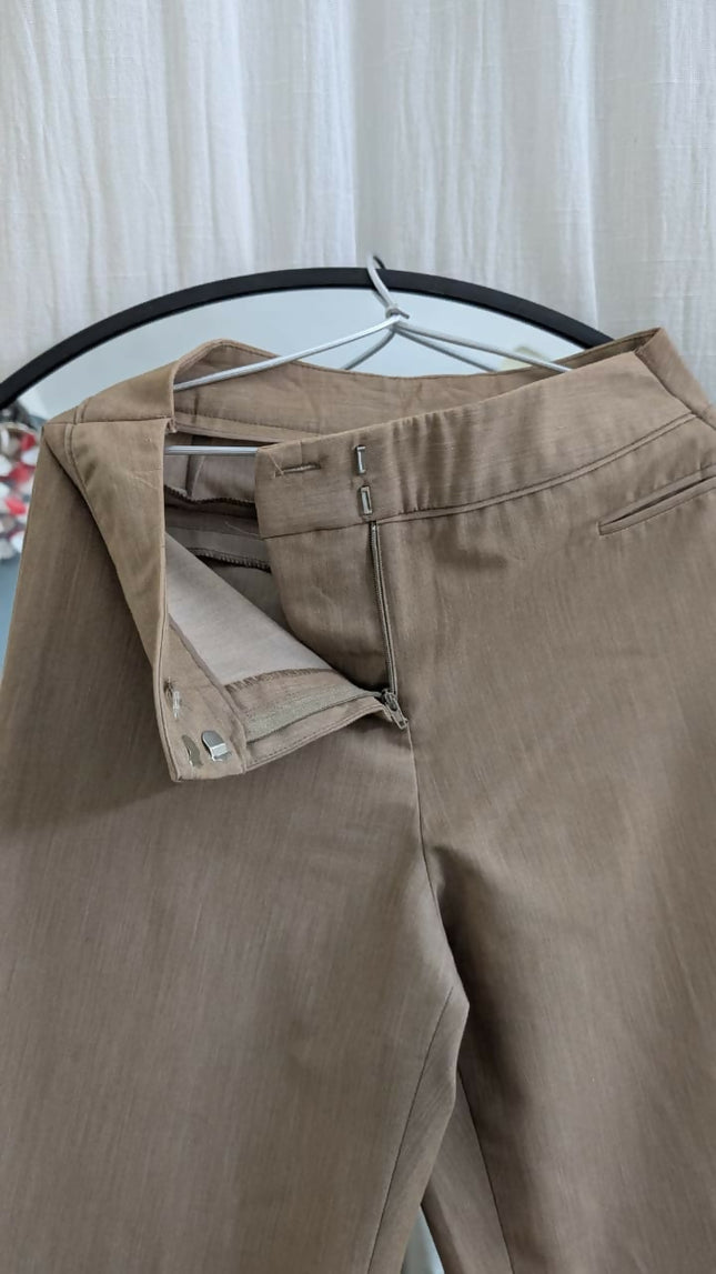 Women's Straight beige pants - 26 Size
