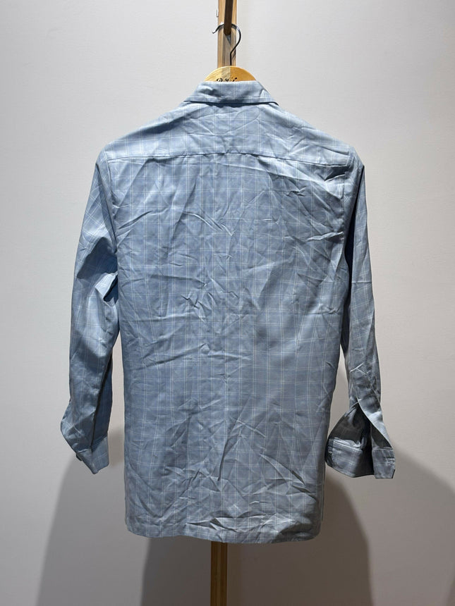Men's Casual Light Grayish Blue Shirt - M size