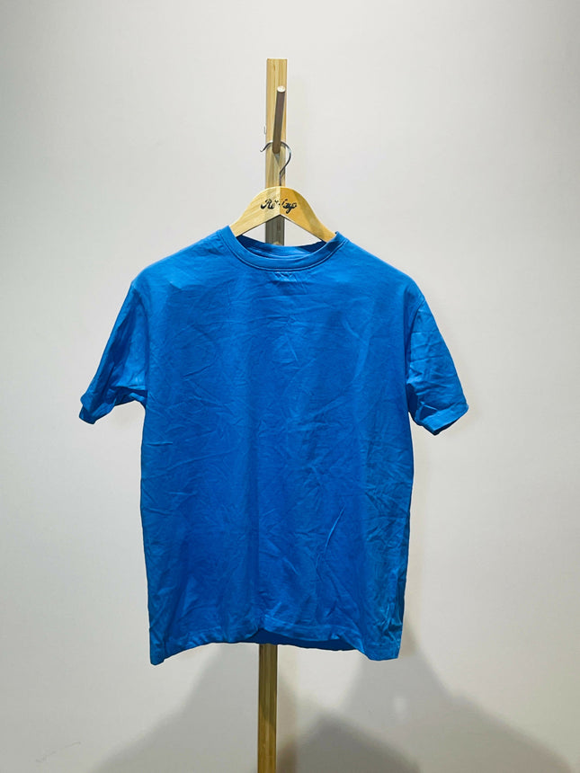Men's Casual Blue T-Shirt - XL Size