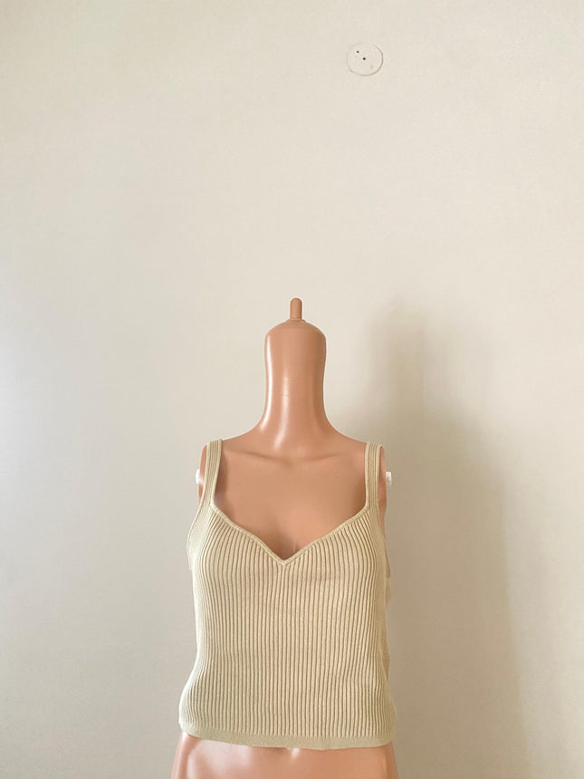 H&M Women's Casual Beige Top - M size