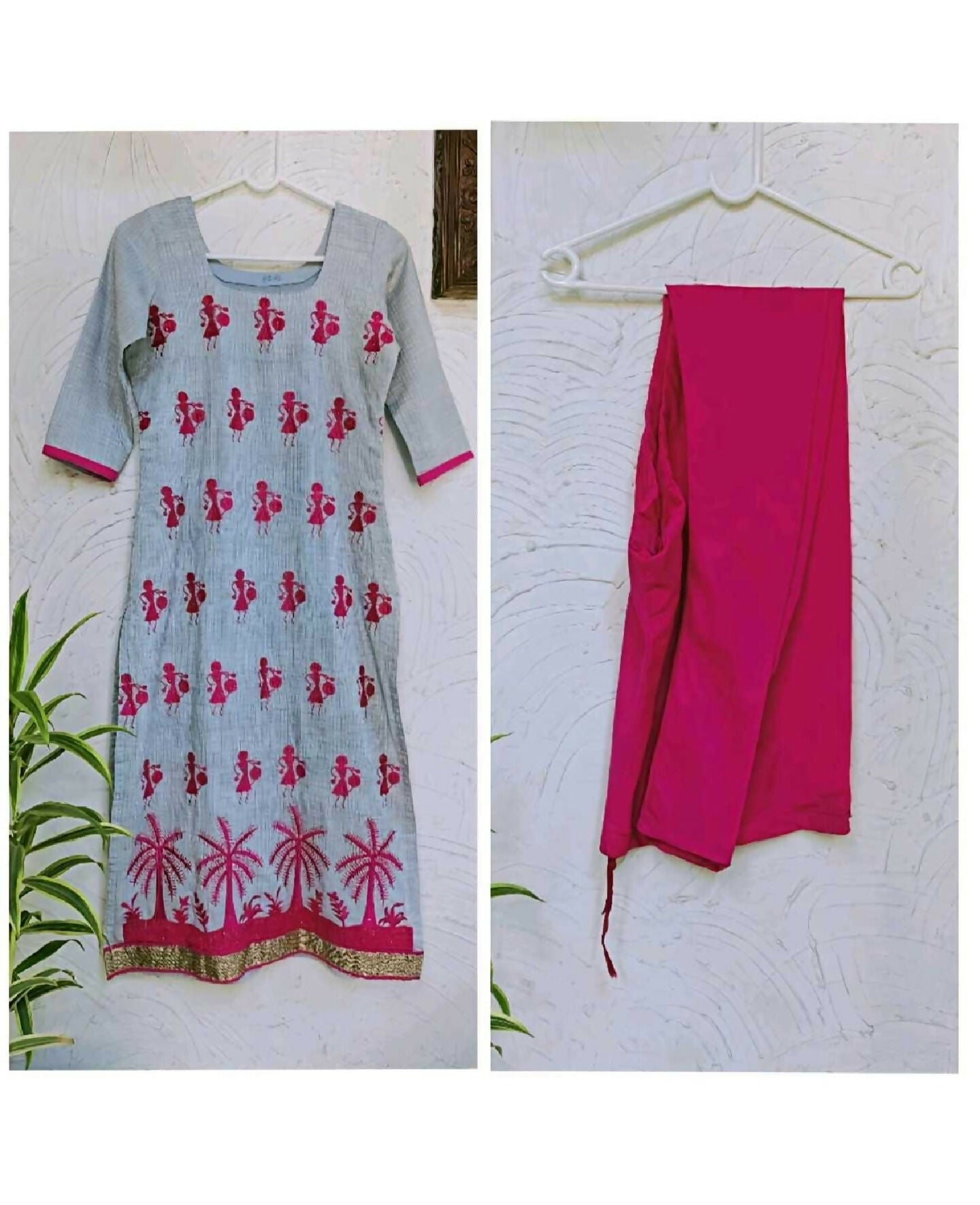 Women's Coastal Design Embroidered Suit