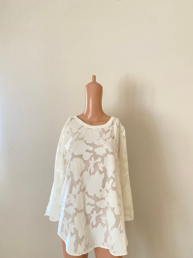 VAN HEUSEN Women's Casual White Top - L Size