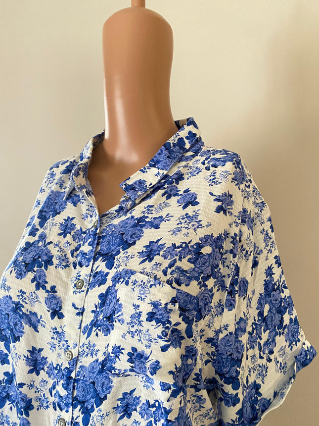 MAX Women's Casual Blue Top - L Size