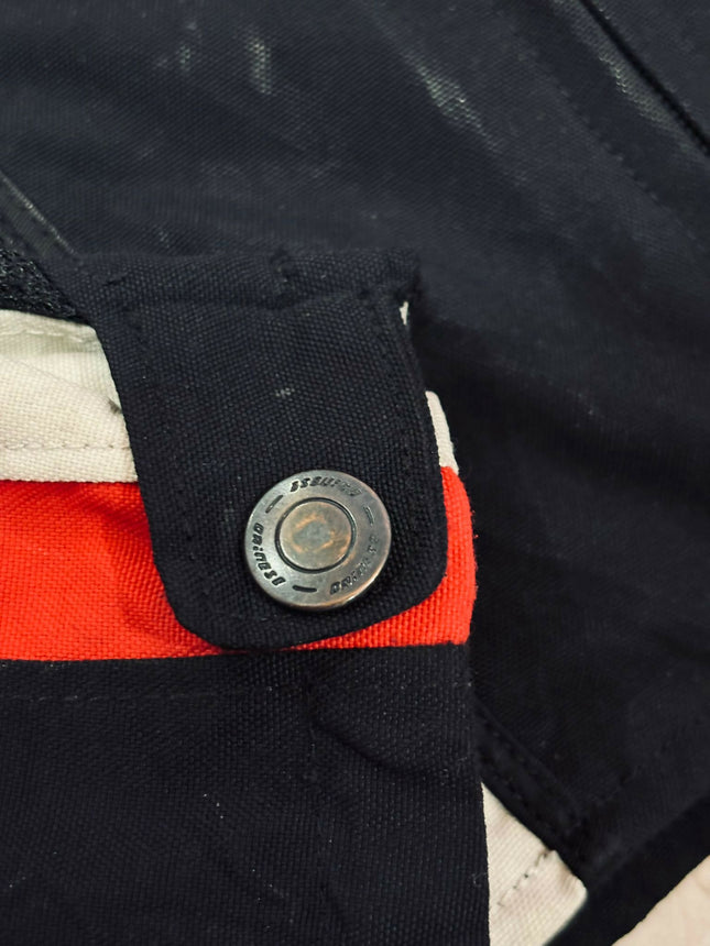 Men's Vintage Leather Racing Moto Jacket -