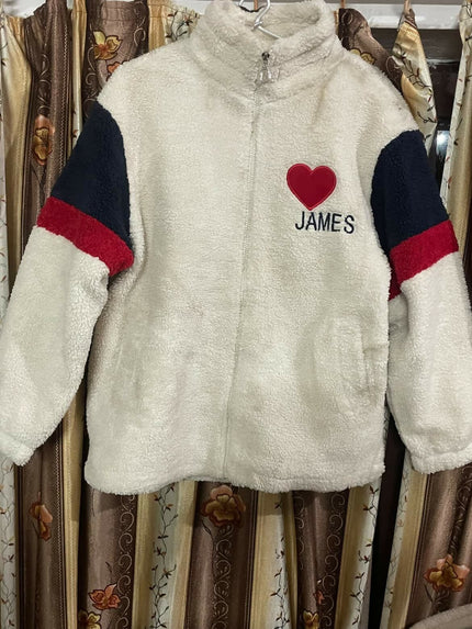 Men's Casual White Jacket - L Size