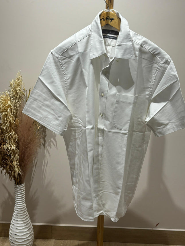 M&S MAN Casual White Shirt - 2XL Size