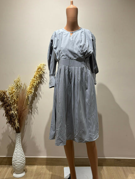 Women's Casual Blue Dress - M Size