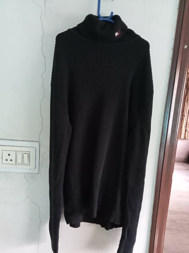 Vintage Polo Ralph Lauren Black ribbed turtle neck sweater