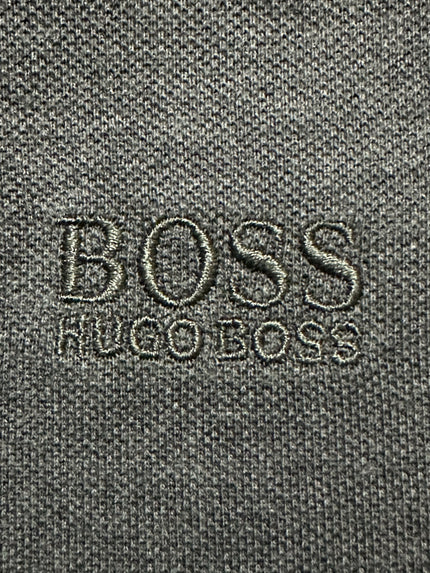 Authentic Hugo Boss Men's Charcoal Grey Polo Size M