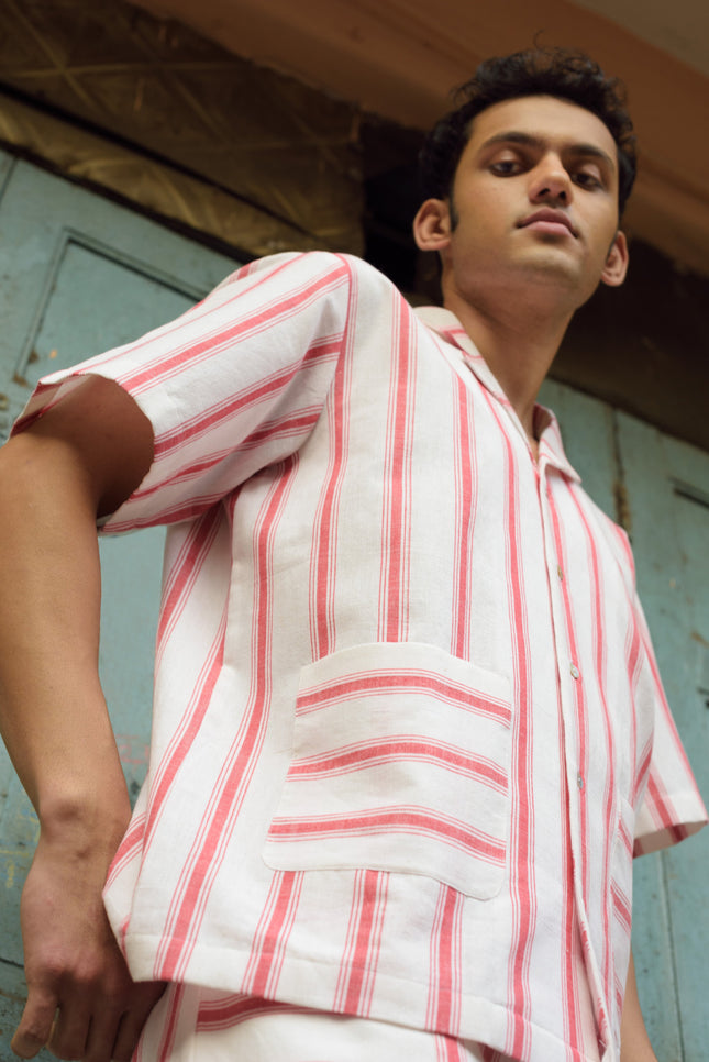 Anushe Pirani Mens Camp Collar Shirt