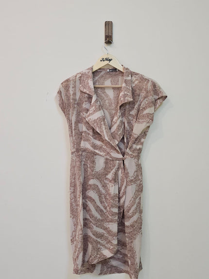 Women's Knee Length Shirt Dress M Size
