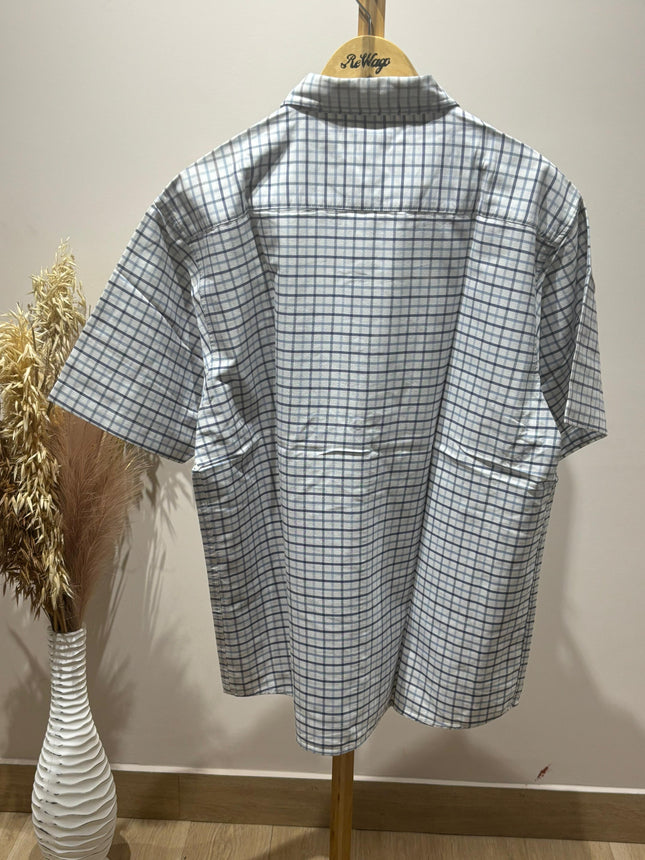 PETROLEUM Men's Casual White Shirt - 2XL Size