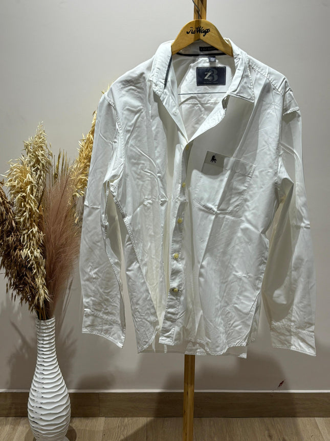 Z 3 Relaxed Luxury White Shirt - 2XL Size