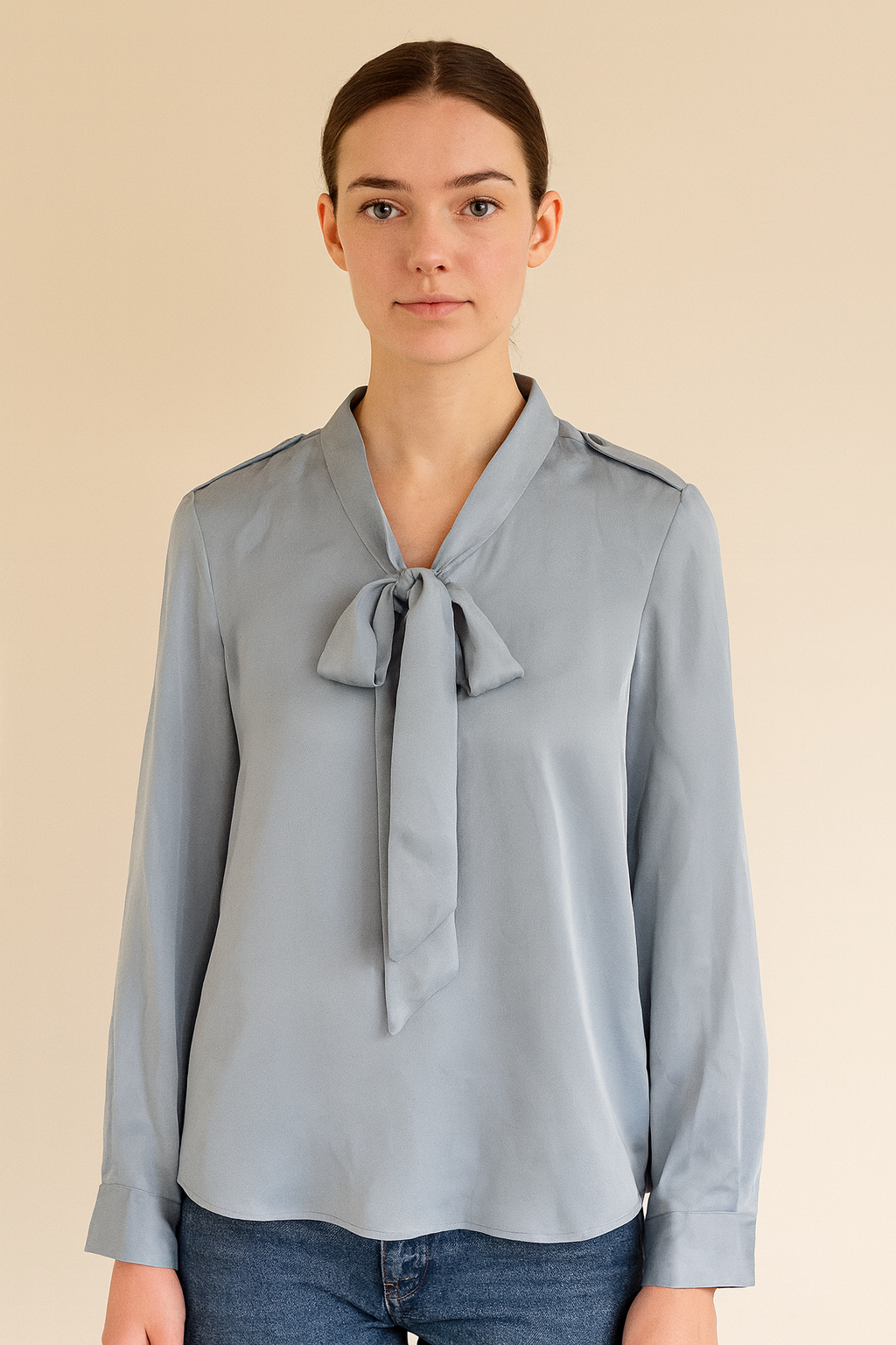 Women's Full Sleeve Blue Top - XL Size
