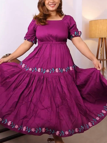 L.O.V Women’s Violet Dress - M size
