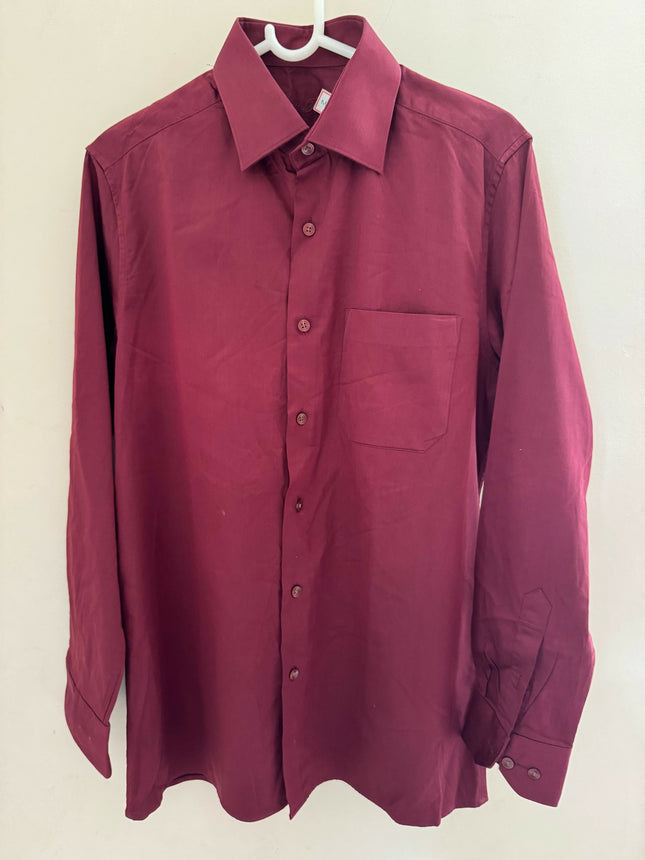 Men's Casual Red Shirt - L Size