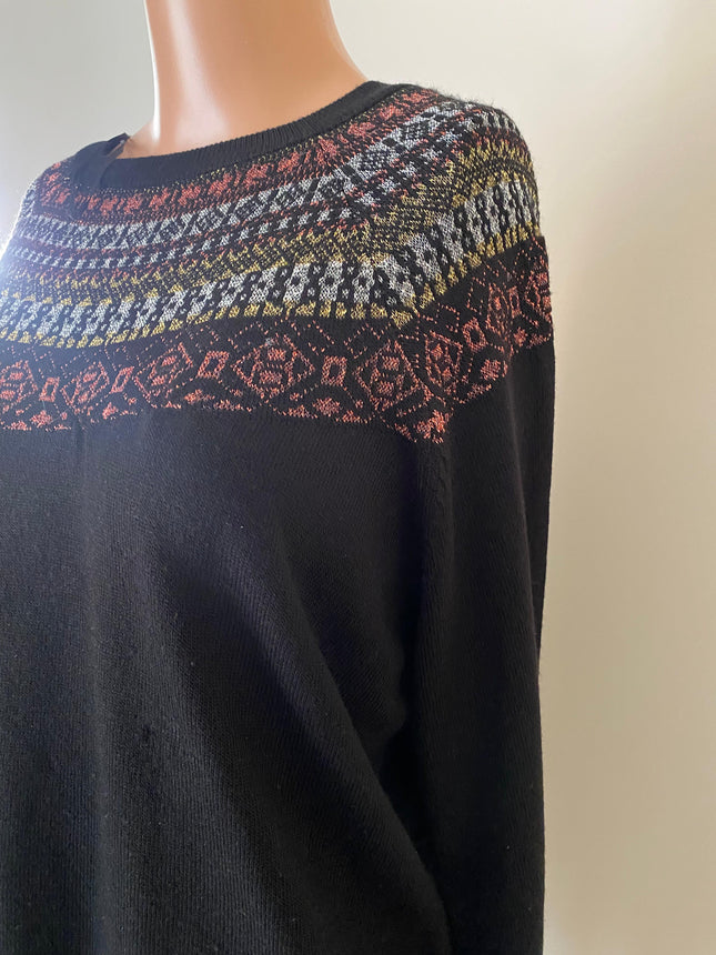 LC WAIKIKI Women's Black Pullover - L Size