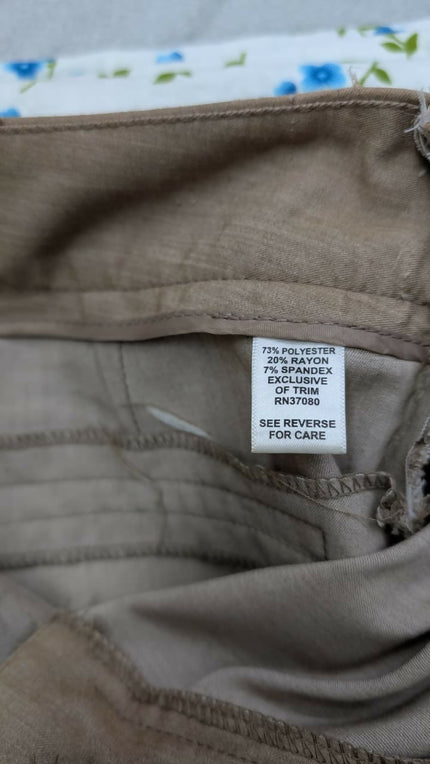 Women's Straight beige pants - 26 Size