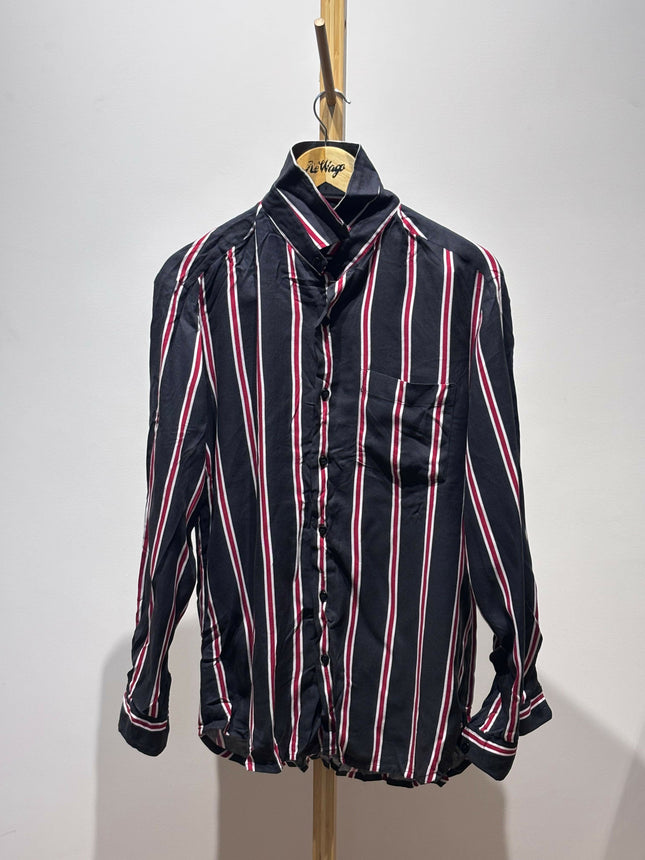 Men's Casual Black Shirt - XXL Size