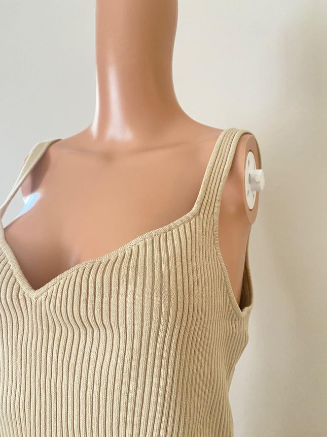 H&M Women's Casual Beige Top - M size