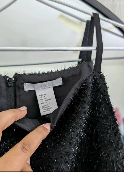 Women's H&M Midi Black Dress - S Size