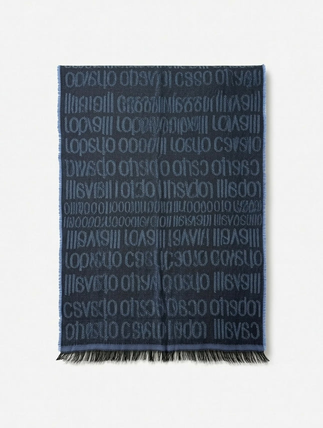 Pre owned Roberto Cavalli Printed Woolen Scarf Unisex!