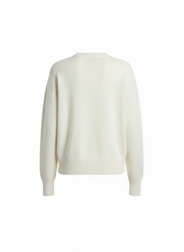 Pre owned Valentino White And Black VLogo Sweater For Women's!