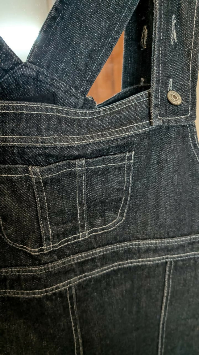 Women's Korean Denim Jumpsuit- L Size