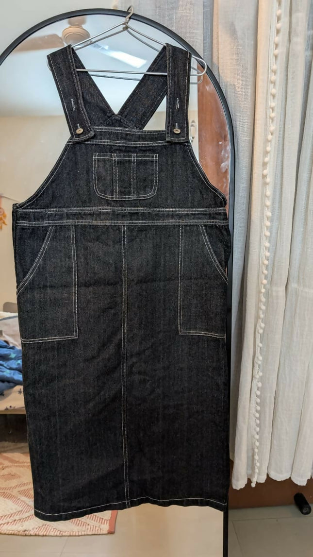 Women's Korean Denim Jumpsuit- L Size
