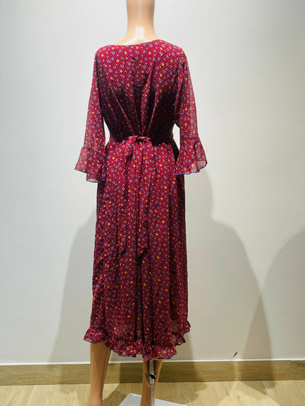 Women's Casual Red Dress - L Size