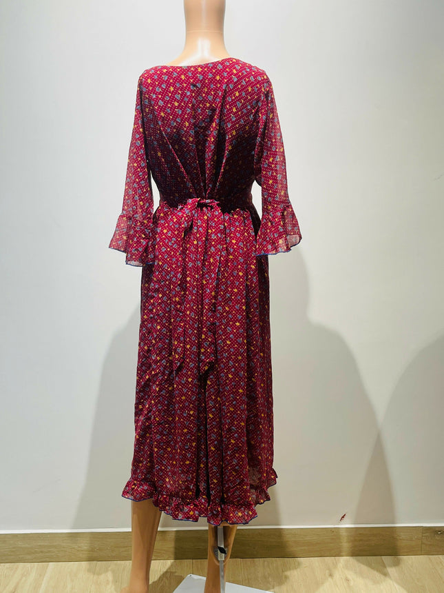 Women's Casual Red Dress - L Size