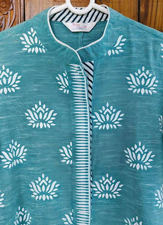 Sea Green Beautiful Kurta