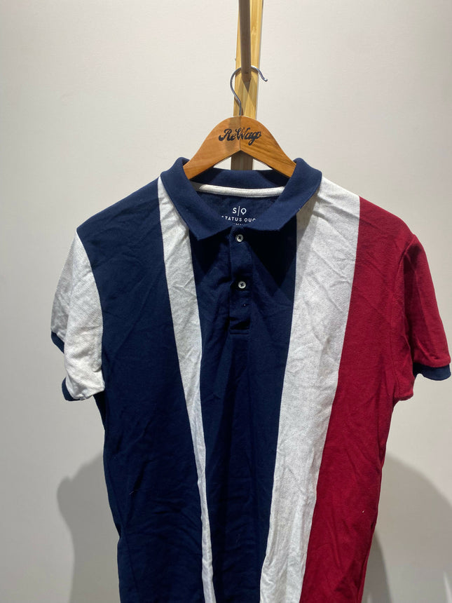 Men's Casual Blue T-Shirt - L Size