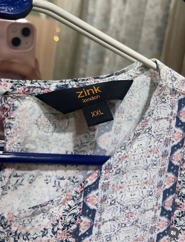 ZINK LONDON Bohemian Flared Top