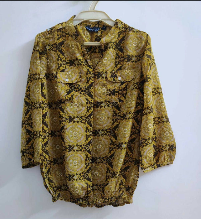 (Brand- noi) Smart Blouson Top