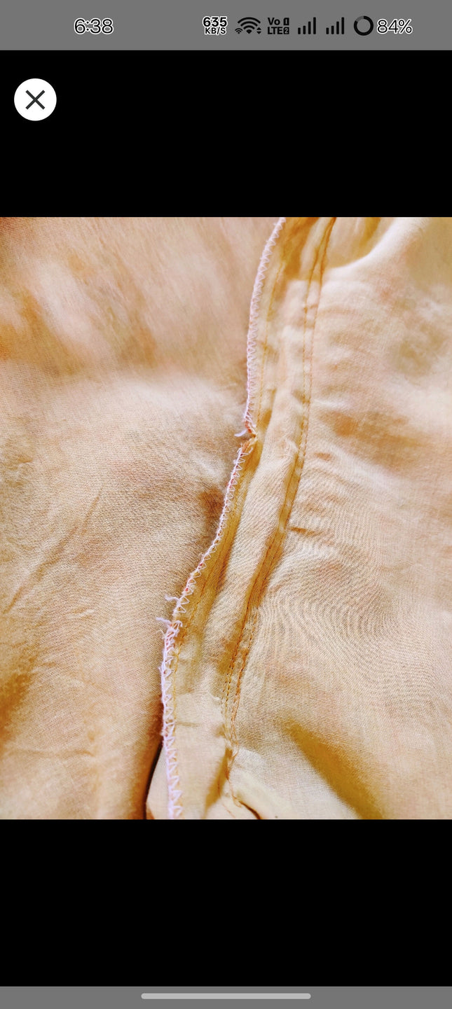 Chanderi Silk Wooden Square Embellished Button